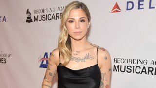 In this Feb. 8, 2019, file photo, Christina Perri attends MusiCares Person of the Year honoring Dolly Parton at Los Angeles Convention Center in Los Angeles, California.