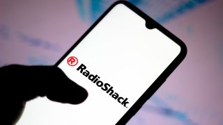 BRAZIL - 2020/09/16: In this photo illustration the RadioShack Corporation logo seen displayed on a smartphone.