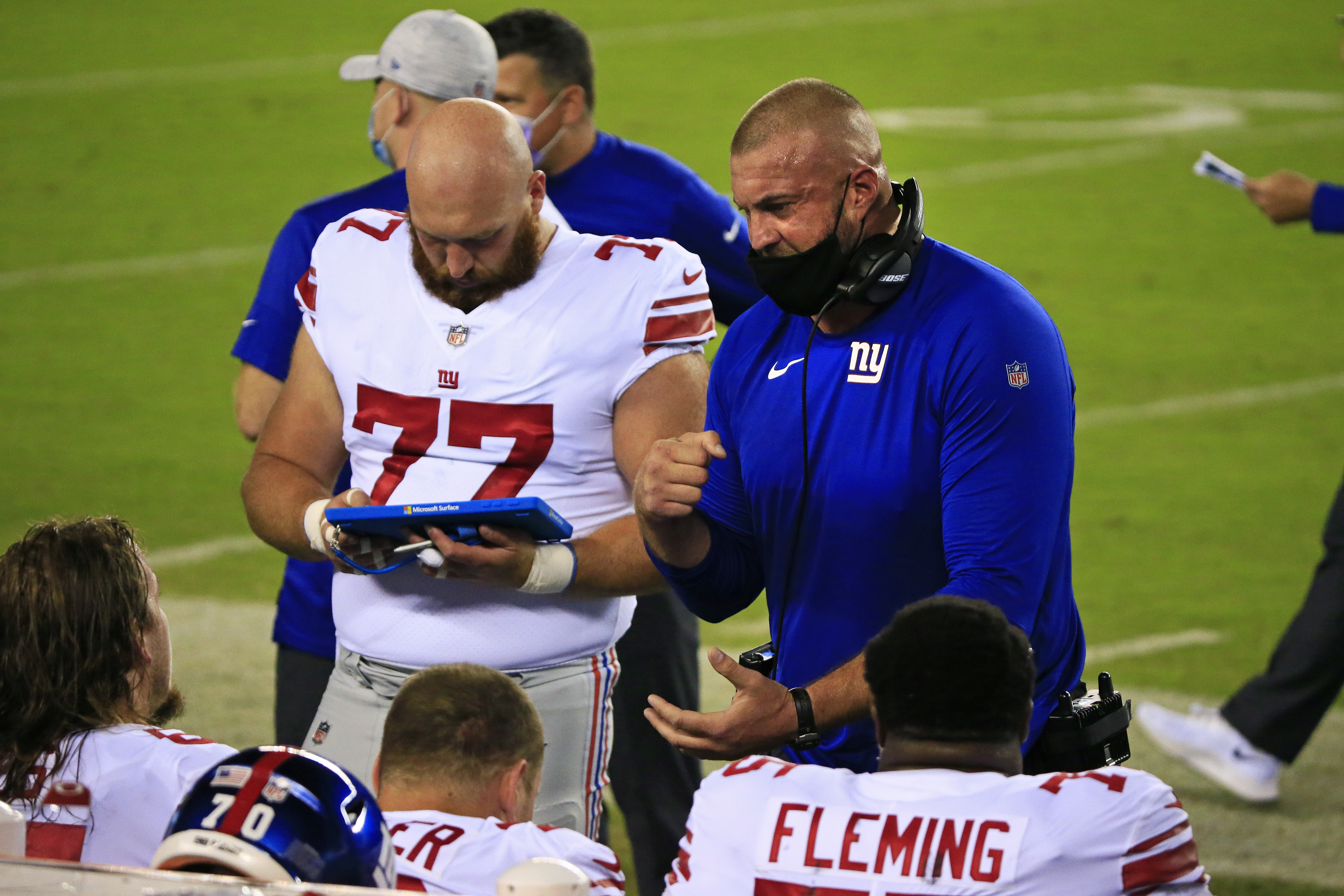 New York Giants guard Will Hernandez during New England Patriots New  News Photo - Getty Images