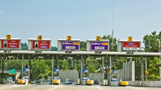 Toll booths