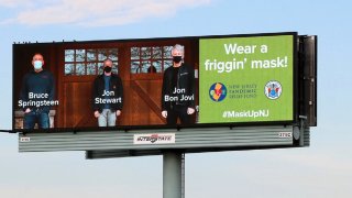 New Jersey mask billboard