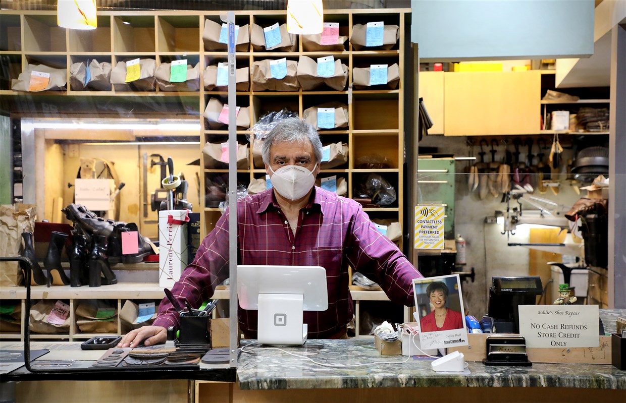 Die-Hard Customers Look in Their Closets For Stuff to Fix': Minas Shoe  Repair During COVID - Downtown Alliance