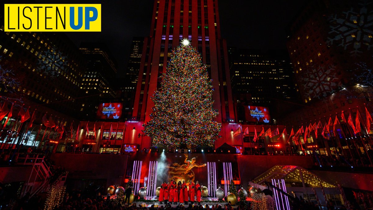 Rockin' around the Christmas tree: Rockefeller tree lit up