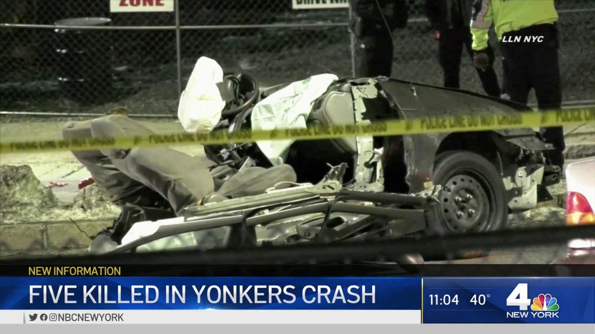 Five Killed In Horrific Yonkers Crash Nbc New York