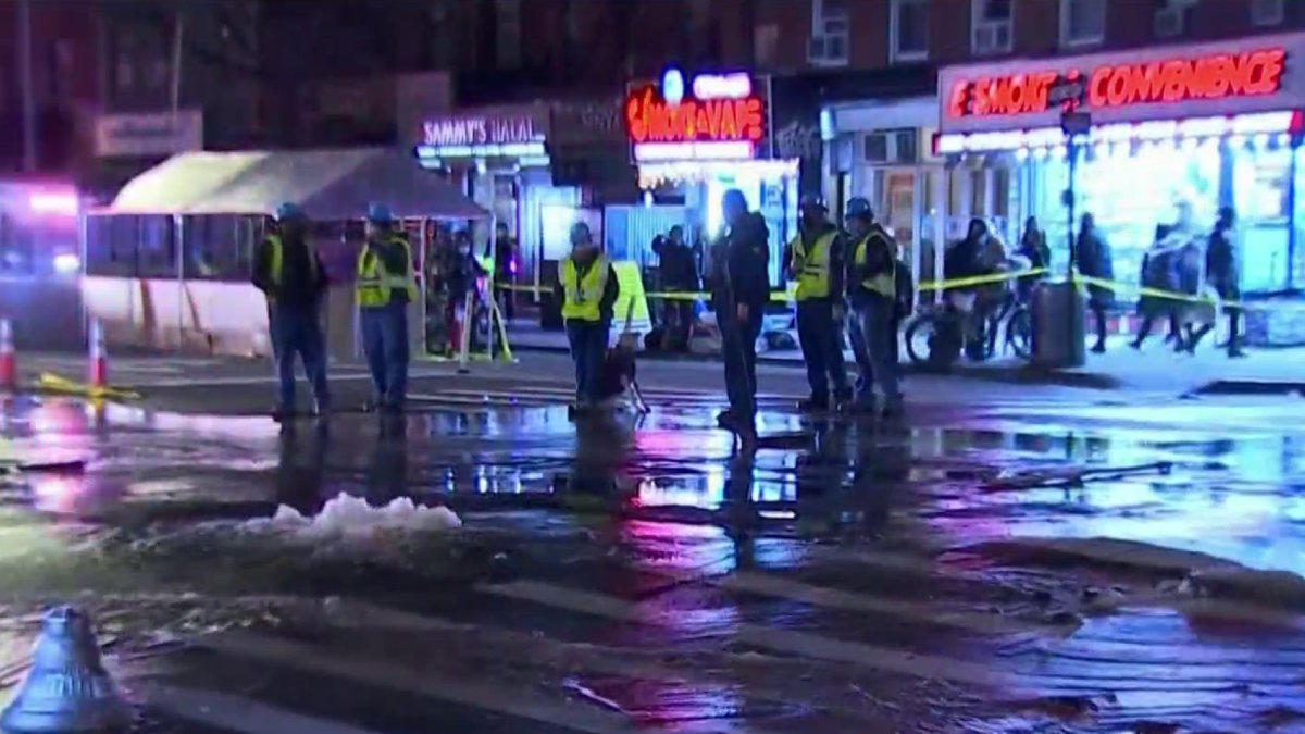 Water Main Break Floods East Village Street for 2nd Time in a Month ...