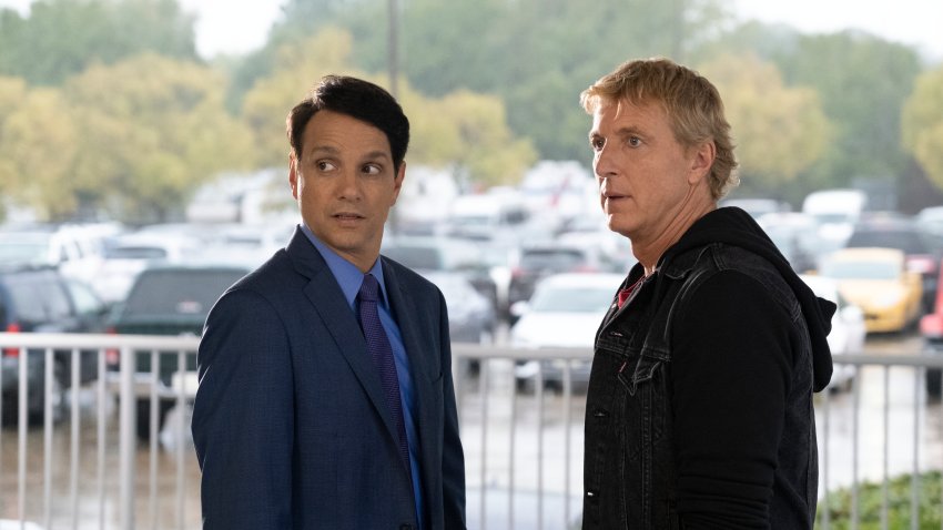 Are Daniel and Johnny the Ross and Rachel of ‘Cobra Kai?” Macchio and Zabka Explain.
