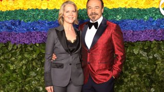 Rebecca Luker and Danny Burstein attend the 2019 Tony Awards at Radio City Music Hall