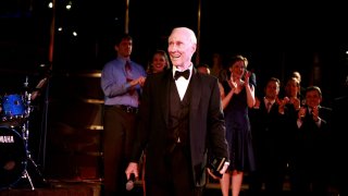 Roger Berlind attends The Drama League A Musical Celebration of Broadway Honoring Roger Berlind at The Rainbow Room on February 11, 2008