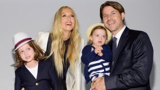 In this Sept. 13, 2015, file photo, Skyler, Rachel Zoe, Kai, and Rodger Berman attend the Rachel Zoe Presentation Spring 2016 during New York Fashion Week: The Shows at The Space, Skylight at Clarkson Square in New York City.