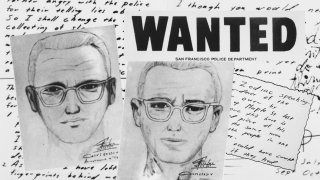 A photo illustration of documents pertaining to the Zodiac Killer.