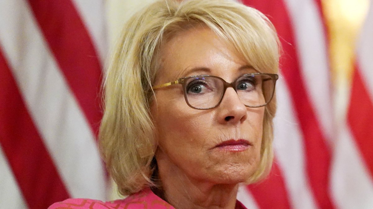 Betsy Riot Education Secretary Betsy DeVos Resigns Over Capitol Riot, Blames Trump ...