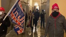 Photo Chris Kelly allegedly sent of inside the U.S. Capitol during the deadly siege on Jan. 6.
