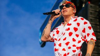 NEUHAUSEN, GERMANY - JUNE 23: Macklemore performs during the third day of the Southside Festival 2019 on June 23, 2019 in Neuhausen, Germany.
