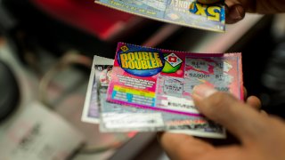 scratch-off lottery tickets