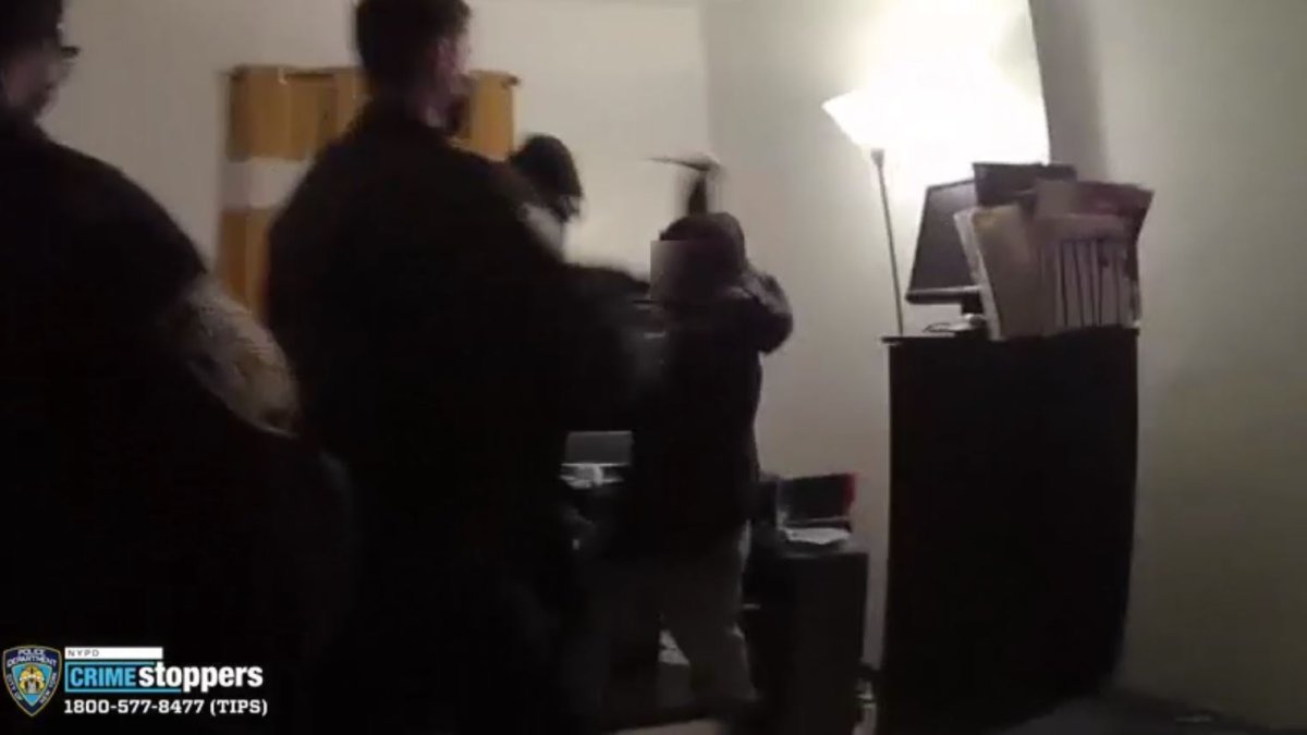 NYPD Officer Stabbed in Neck With Steak Knife by Brooklyn Woman Police