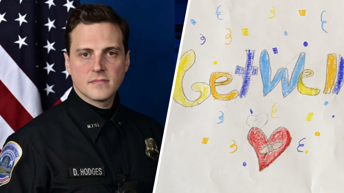 10YearOld Girl Wishes DC Officer Crushed by Mob a Speedy Recovery in