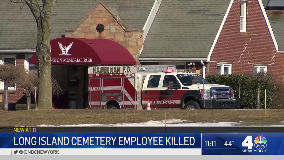 Long Island Cemetery Employee Killed in Grave Collapse – NBC New York