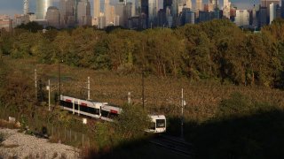 NJ Transit's Hudson-Bergen light rail train