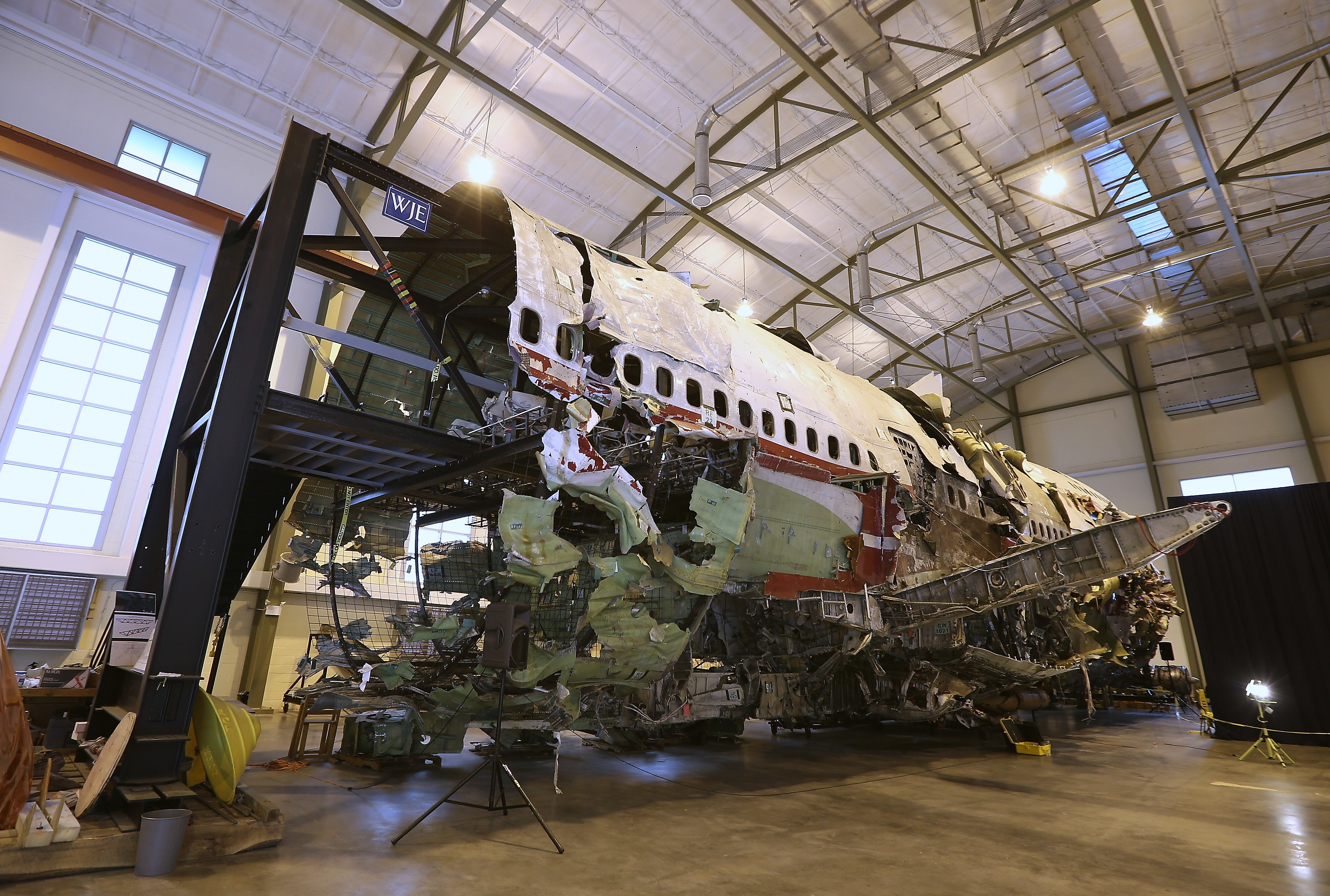 TWA Flight 800 crash: Inside look at plane's wreckage