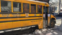 School bus allegedly involved in a hit-and-run in Brooklyn