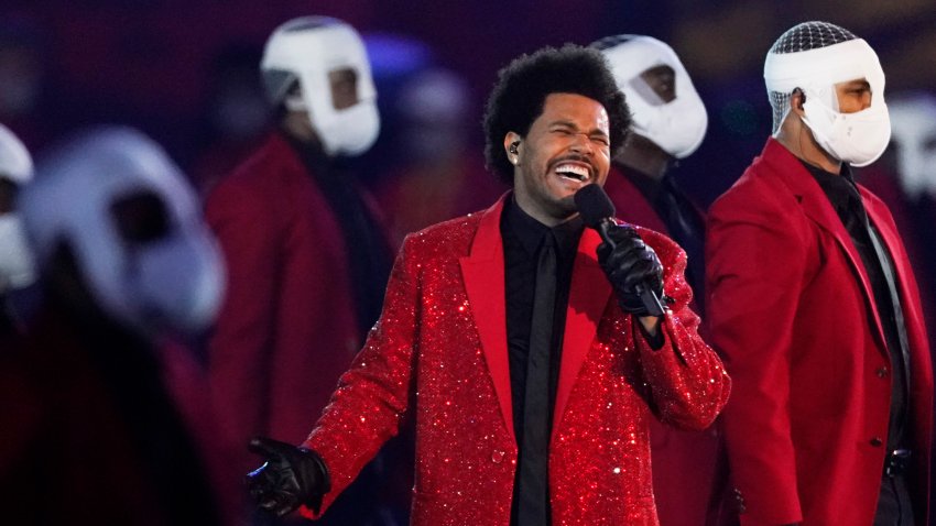 The Weeknd Lights Up the Super Bowl Halftime Show With Explosive ...