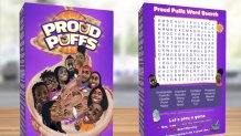 Proud Puffs cereal box