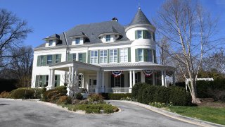 The residence of the Vice President on the grounds of the United States Naval Observatory.