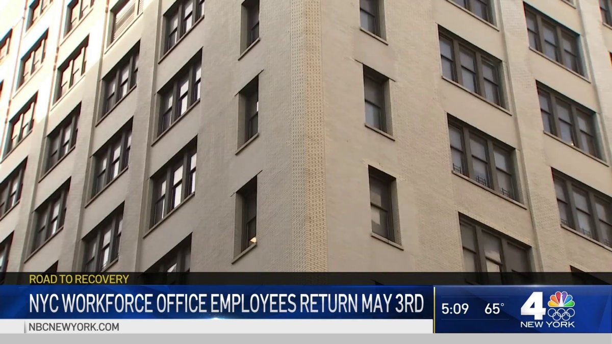 NYC Workforce Office Employees Return May 3rd – NBC New York