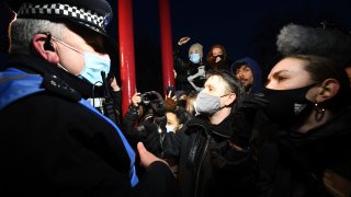 London protest