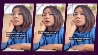 Jane Park said that she hadn’t addressed mass shootings with her kids, Bennett, 7, and Ruby, 5, before the Atlanta mass shootings that left 8 people dead and six Asian women. Then she took to TikTok to explain anti-Asian hate to her children.