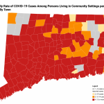Red Alert Towns in CT 032721