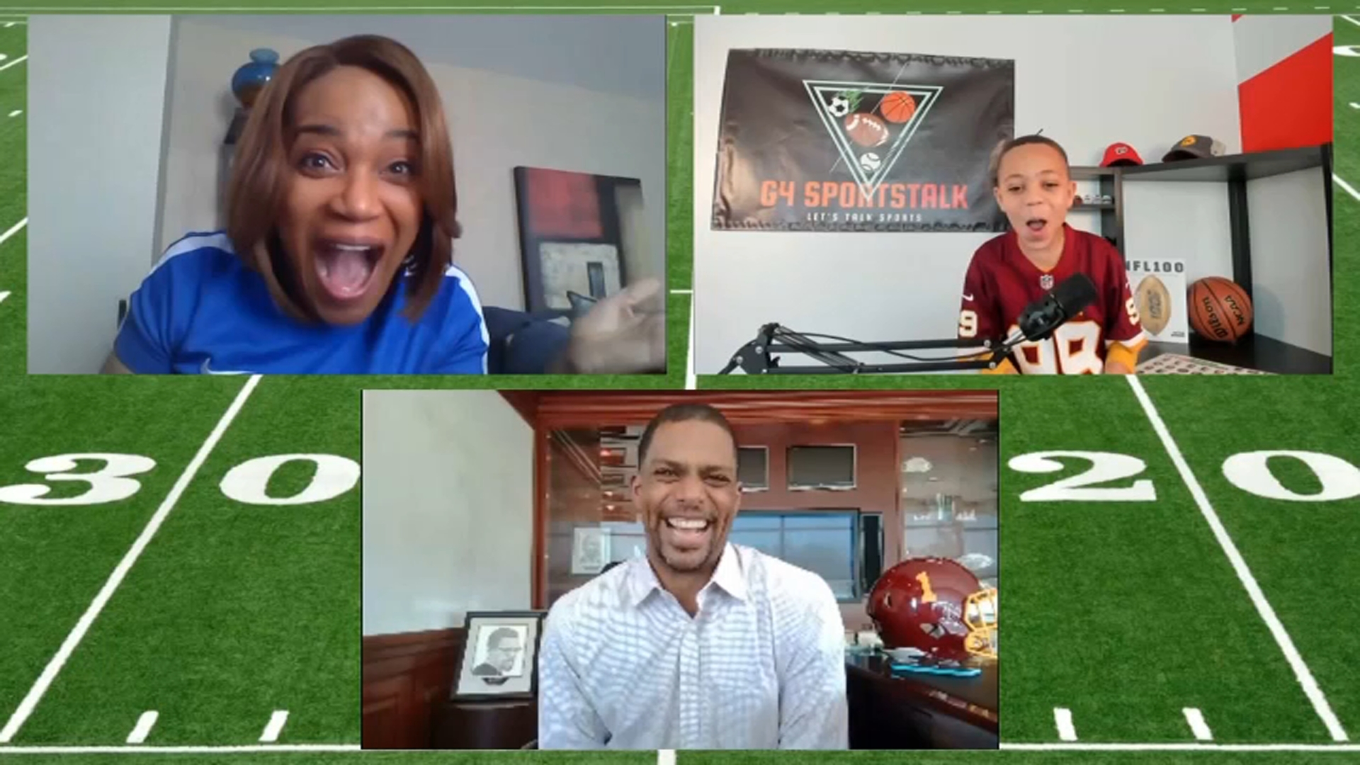 Washington Football Team President Jason Wright Surprises 8YearOld Sports Caster NBC New York