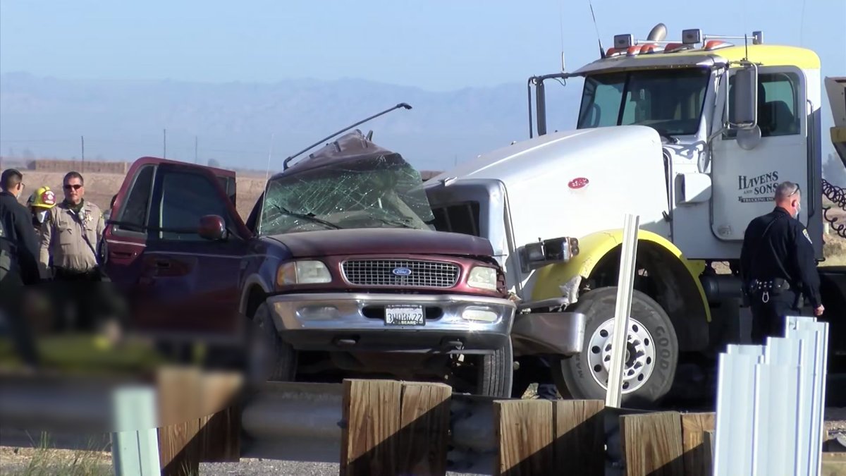 13 Dead, 13 Hospitalized After SUV Crashes With SemiTruck in Calif