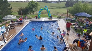 Ned Gilardino rents his heated saltwater pool in Aurora, Colorado, for $60 an hour during the summer months.