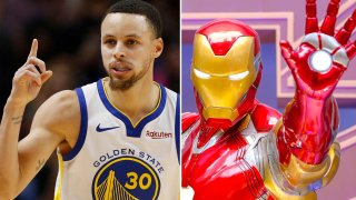Stephe Curry and Iron man.