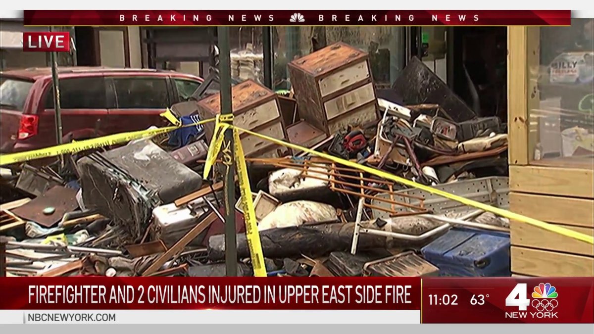 Firefighter, 2 Civilians Hurt in Upper East Side Blaze – NBC New York