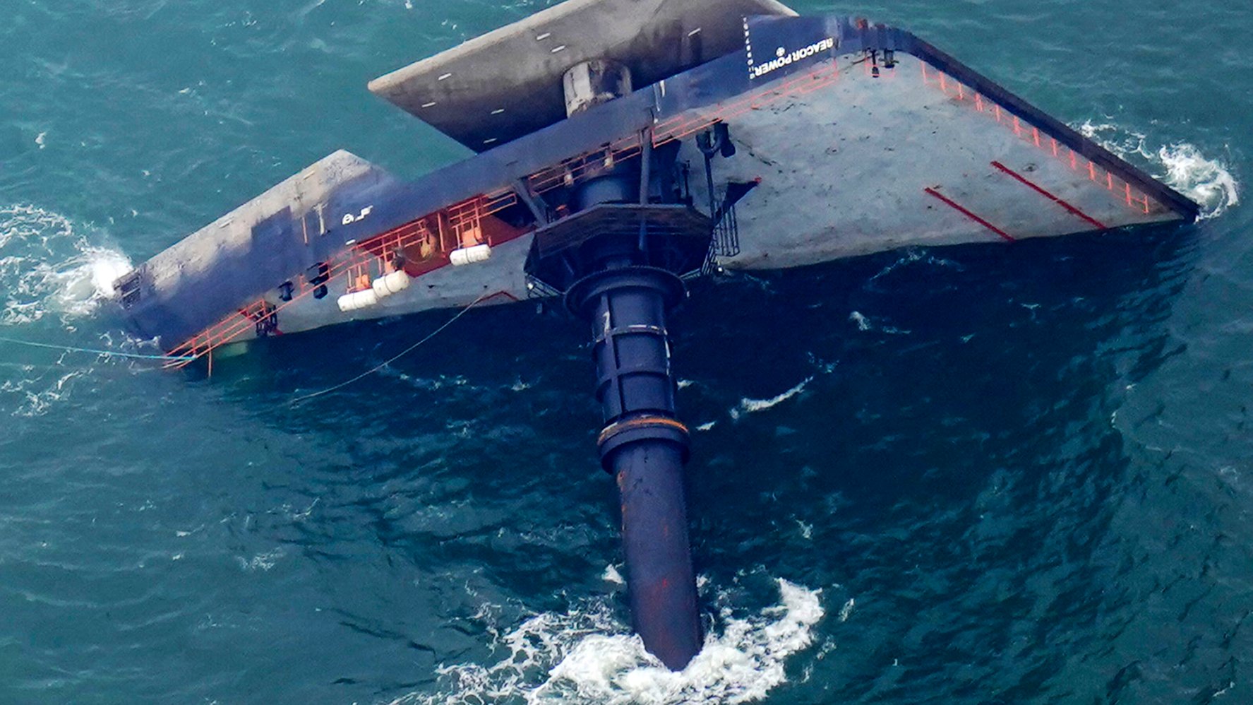 yacht capsized shark attack