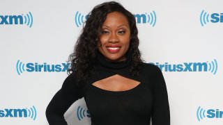 In this Feb. 28, 2019, file photo, Midwin Charles visits the SiriusXM Studios in New York City.
