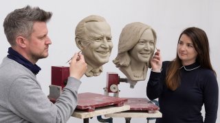 Biden and Harris Madame Tussauds