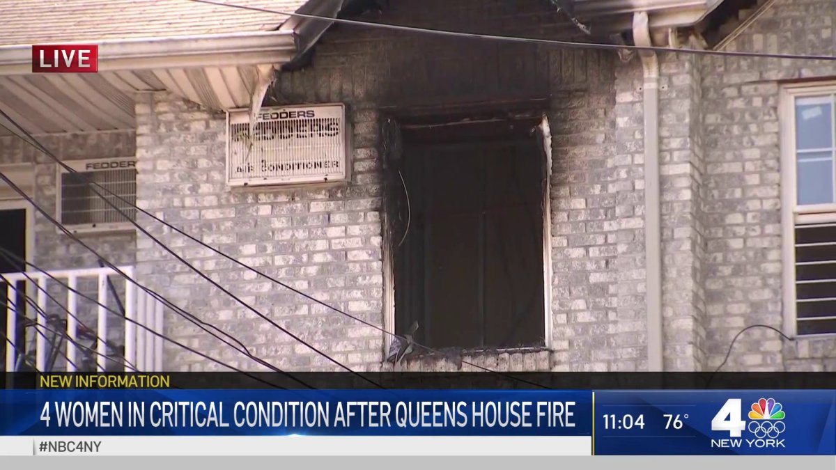 4 Women in Critical Condition After Queens House Fire – NBC New York