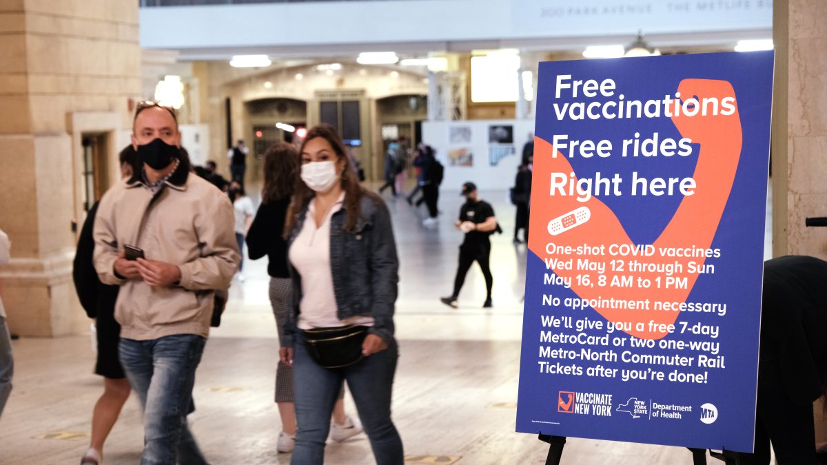 MTA Extends Johnson & Johnson Vaccine Program at Grand Central, Penn