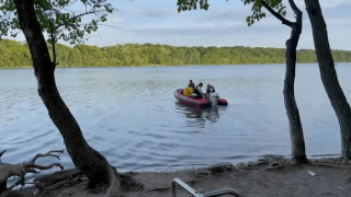 Search teams recovered a 39-year-old man who drowned in a Hempstead lake.