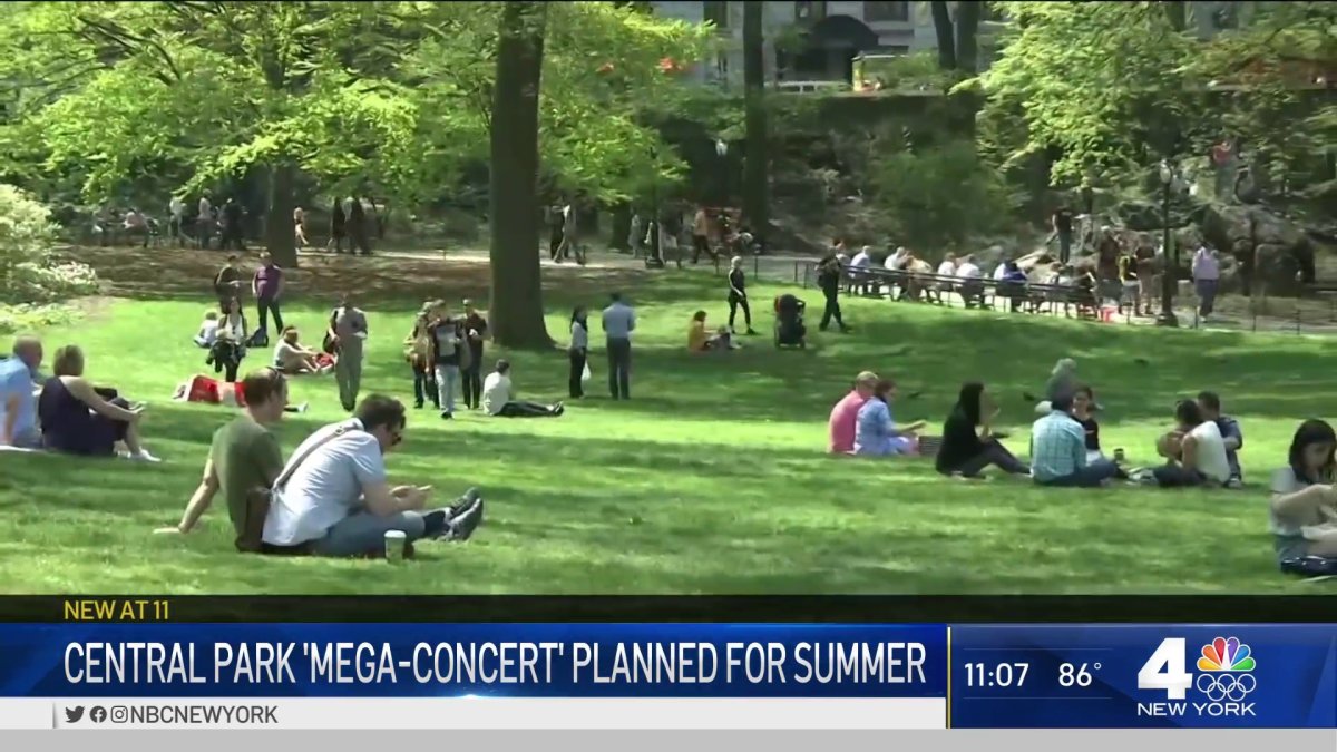 Central Park ‘MegaConcert’ Planned for Summer NBC New York