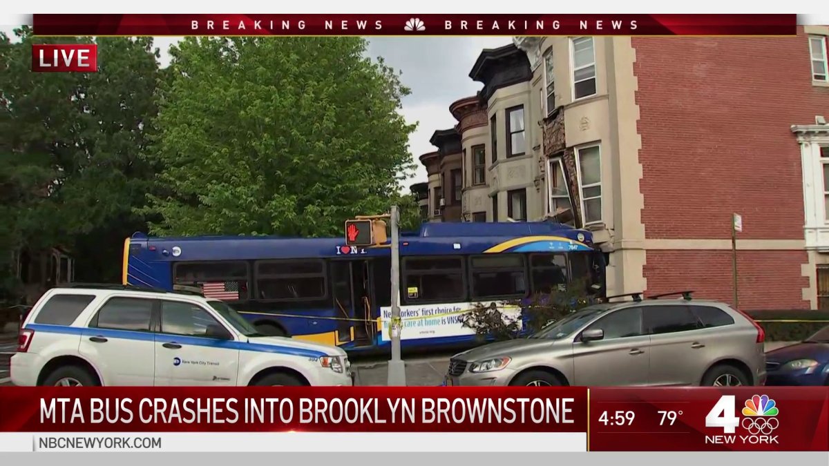 Mta Bus Crashes Into Brooklyn Brownstone Nbc New York 5407