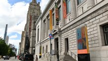 An exterior view of the New-York Historical Society museum and library.