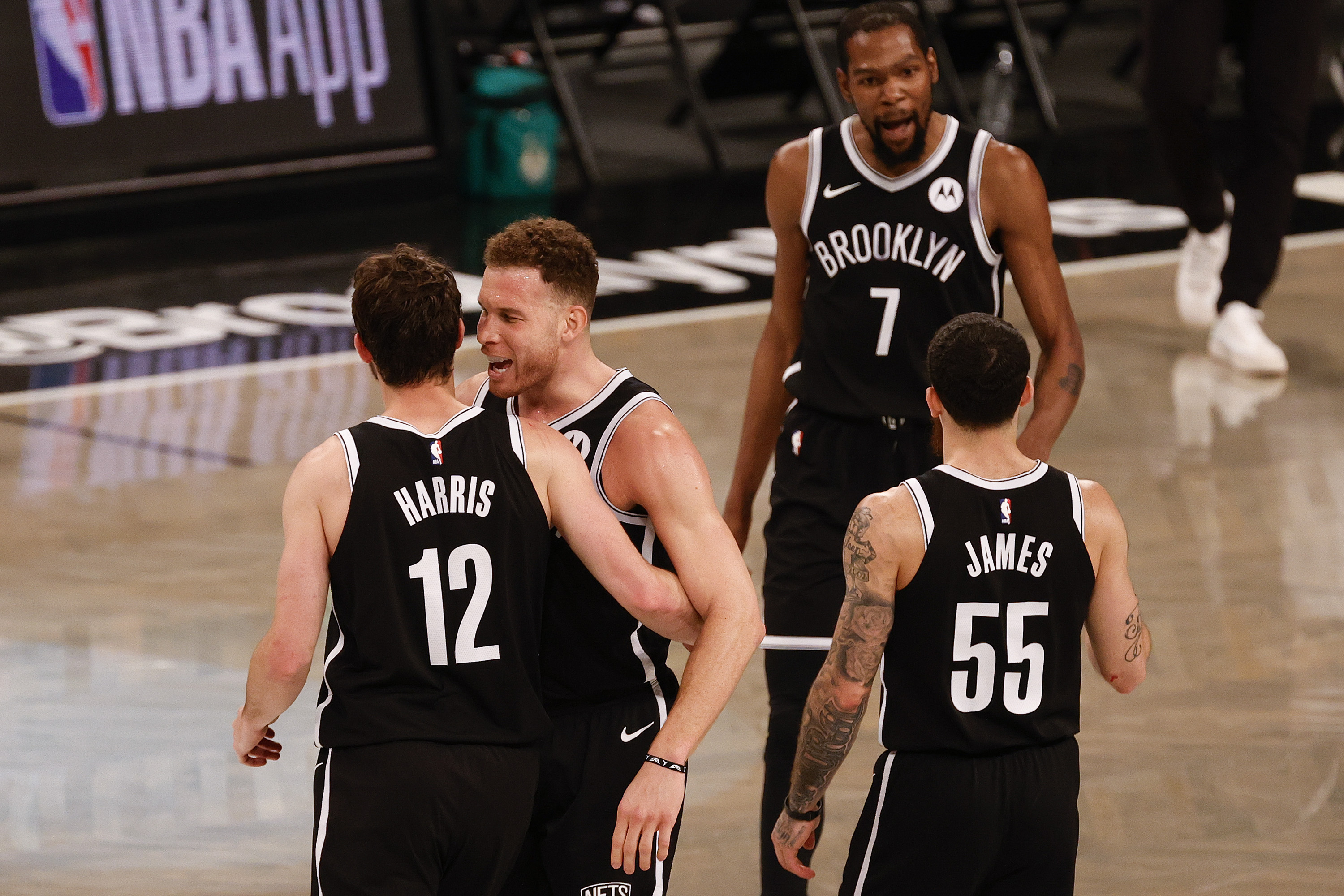 Miami, USA. 18th Apr, 2021. Brooklyn Nets forward Kevin Durant (7
