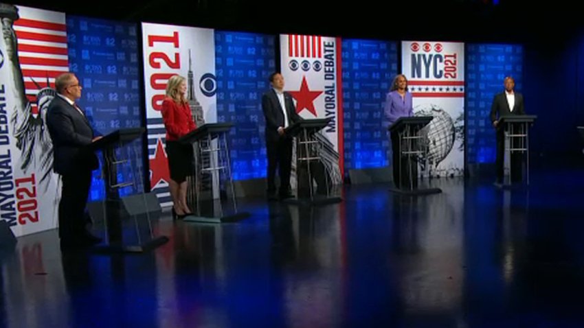 Democratic candidates at debate