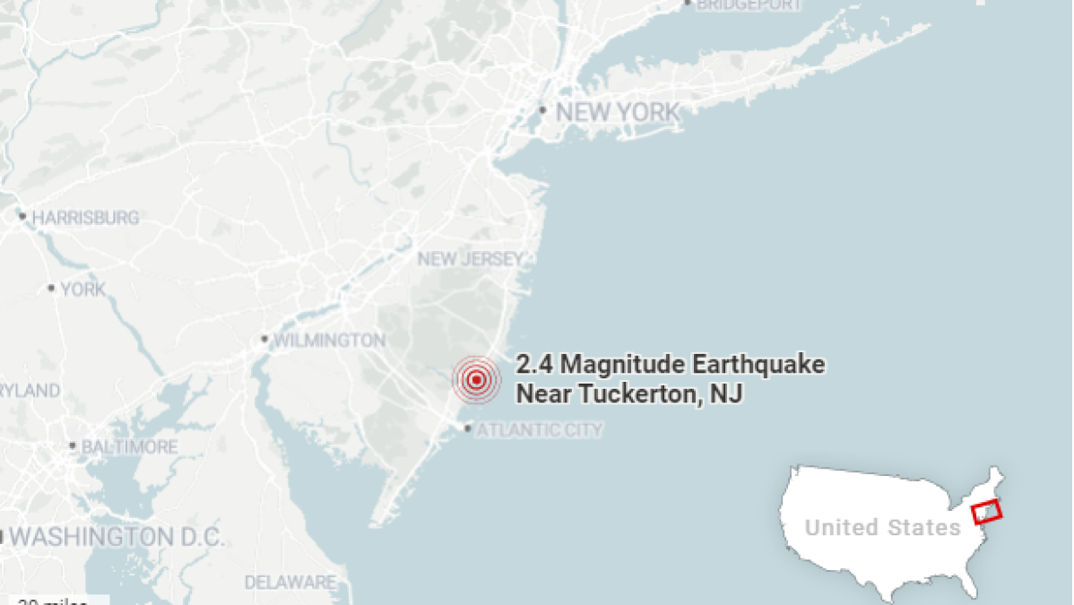 Earthquake in New Jersey Rattles Homes Wednesday Morning NBC New York