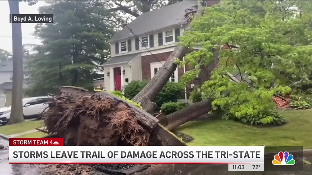 Storms Leave Trail of Damage Across Tri-State – NBC New York