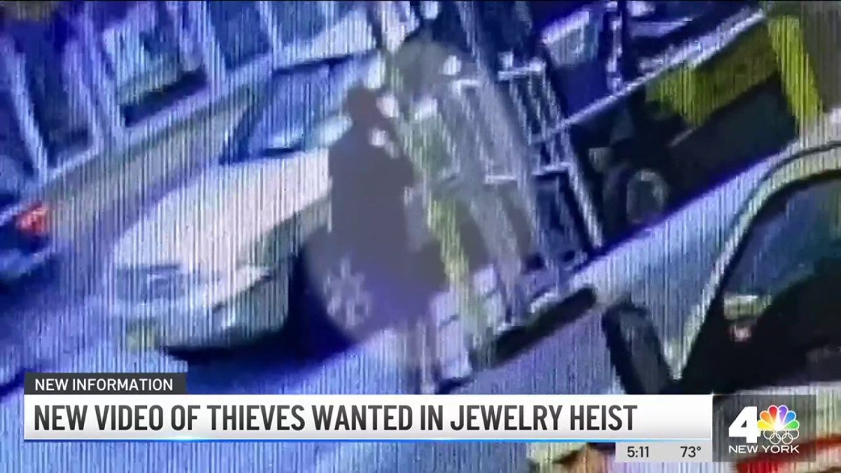 New Video of Thieves Wanted in Jewelry Heist NBC New York